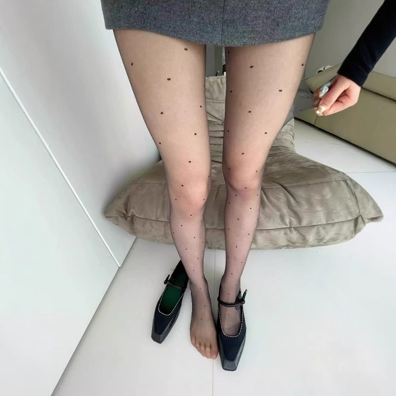 【4双装】早春0d波点爱心黑丝纯欲性感透肤裤袜打底袜doll感穿搭,淘宝优惠券,粉丝福利购,淘宝优惠卷