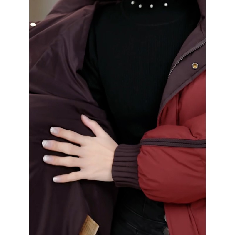 高品质新款羽绒服女2025冬季新款中年妈妈装时尚洋气减龄保暖外套 - 图3