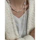 Shi family style stacked pearl necklace