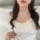 Pearl French style lazy high-end necklace
