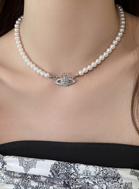 轻奢高级感星球珍珠项链