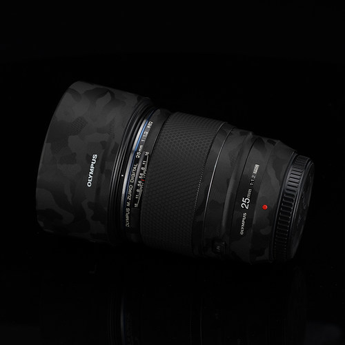 美本堂 适用于奥林巴斯25 F1.2Pro镜头保护贴膜Olympus 25-1.2贴纸迷彩3M - 图0