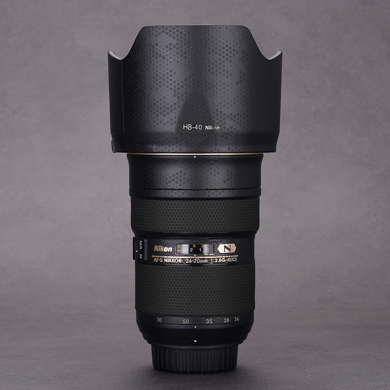 美本堂 适用于尼康AF-S 24 70F2.8G一代镜头保护贴膜Nikon 碳纤维贴纸3M - 图0