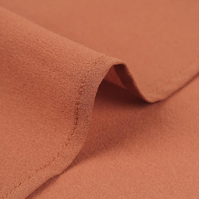 美之藤春季新款七分袖百搭雪纺衬衫 美之藤蕾丝衫/雪纺衫