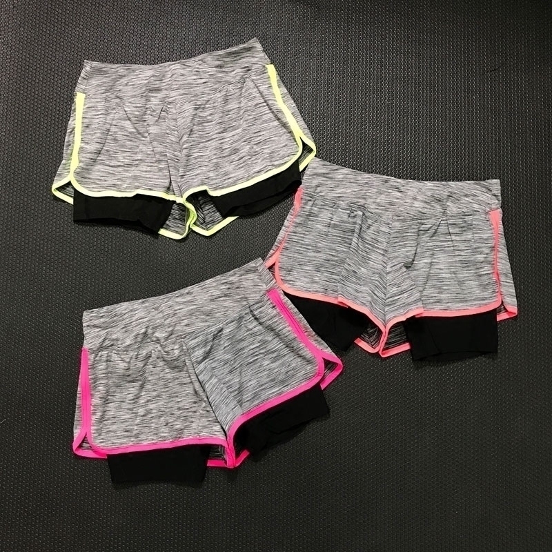 顯瘦新款運動收緊抽繩含內襯防走光女透氣瑜伽夏季跑步短褲