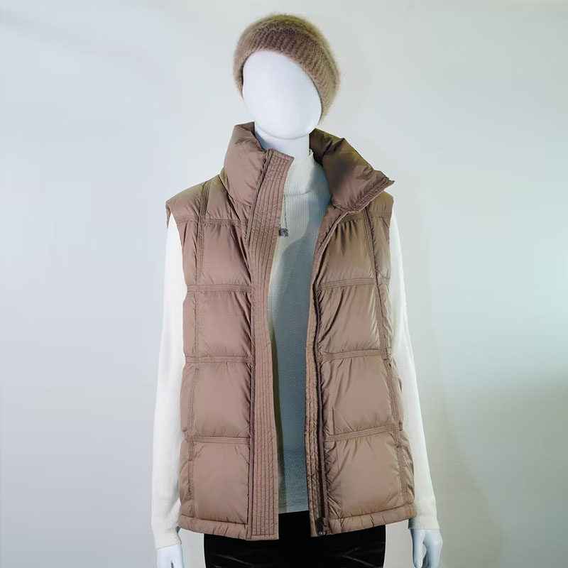 寒布仕羽绒马甲女士宽松外穿时尚秋冬鸭绒背心新品马夹25071,淘宝优惠券,粉丝福利购,淘宝优惠卷