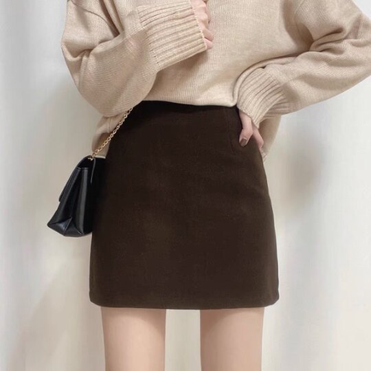 Woolen skirt 2025 new style with sweater