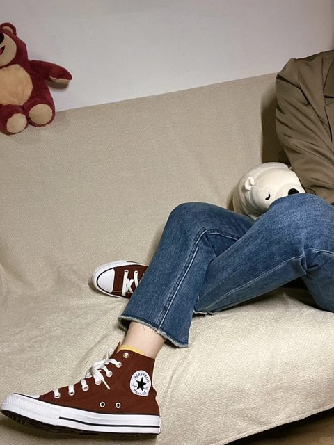 Converse Classic Brick Red High Top Canvas A00792 Converse Classic Brick Red High Top Canvas A00792