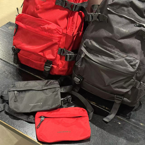 正品CONVERSE匡威男女可拆腰包简约双肩旅行包书包UA5752-F97-023 - 图2