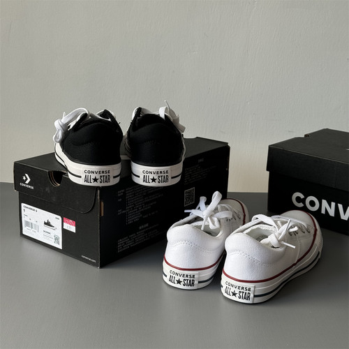 CONVERSE正品匡威allstar经典升级款黑色白色低帮563508c563509c - 图1