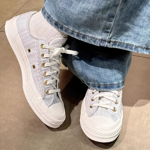 Converse, милые конверсы, синие низкие тканевые туфли