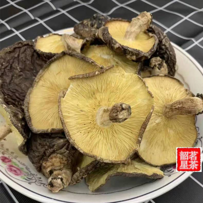 2023年新冬菇野生菇粤北特产韶关椴木香菇有根始兴蘑菇500克散装_虎窝淘