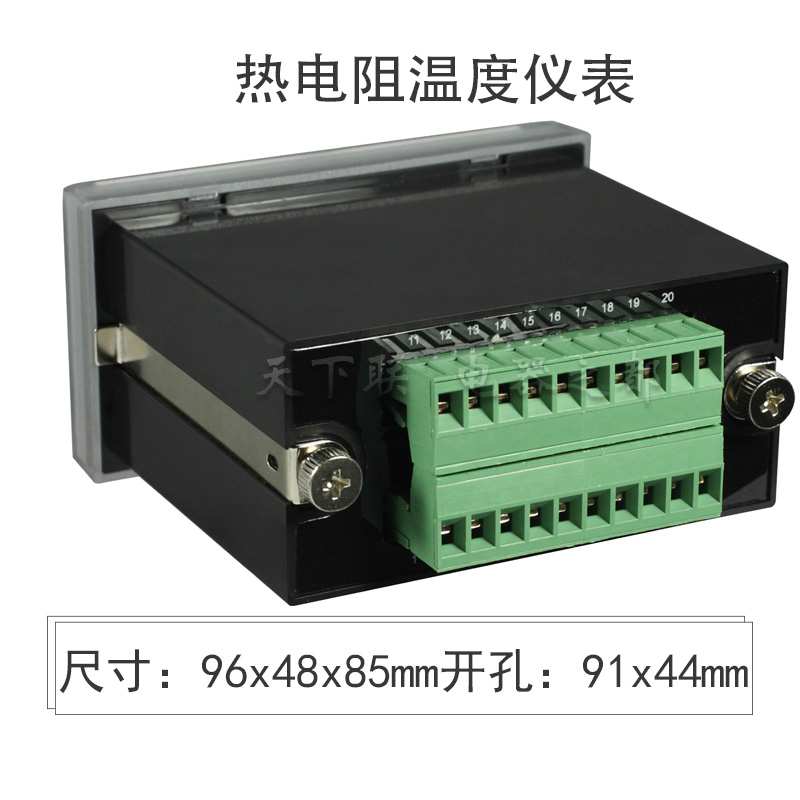 热电阻PT100智能数显温度表温度计带RS485通讯上下报警模拟量输出 - 图2