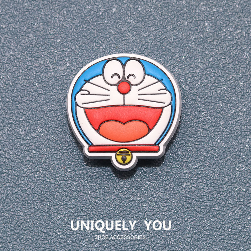 洞洞鞋花配饰适配Crocs鞋装饰立体配件鞋饰卡通叮当猫哆啦A梦系列,淘宝优惠券,粉丝福利购,淘宝优惠卷