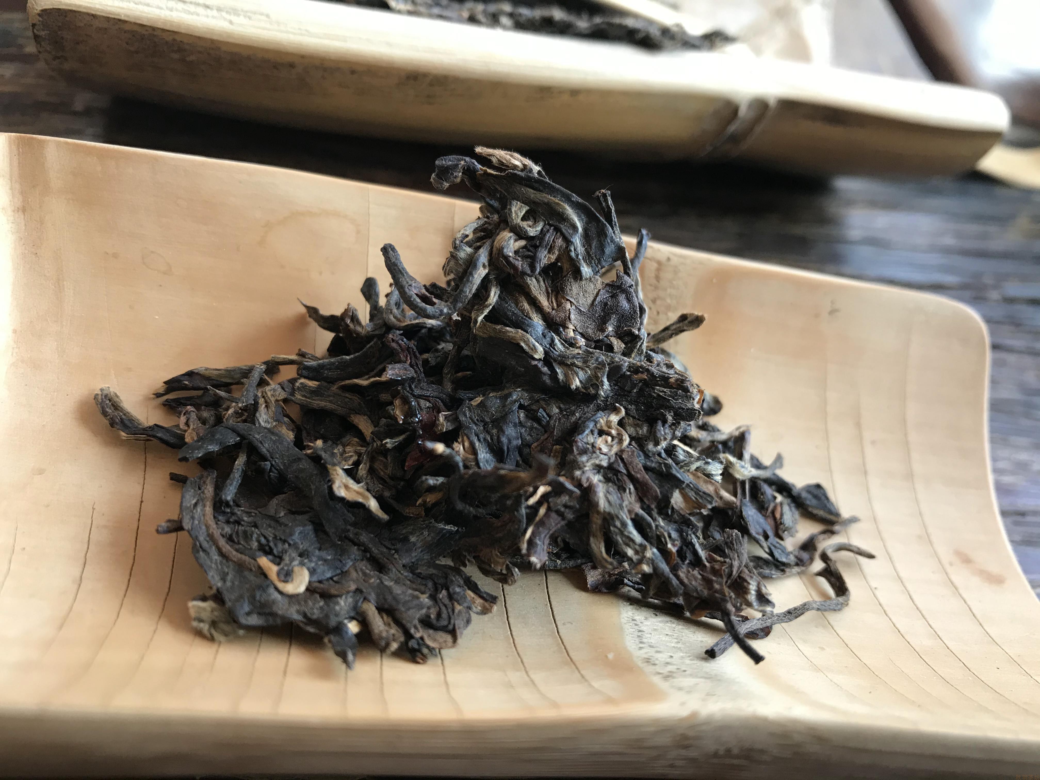 茶样试饮7克 百茶堂大青九6139生茶临沧古树冰岛普洱艾田老陈黑茶 - 图2