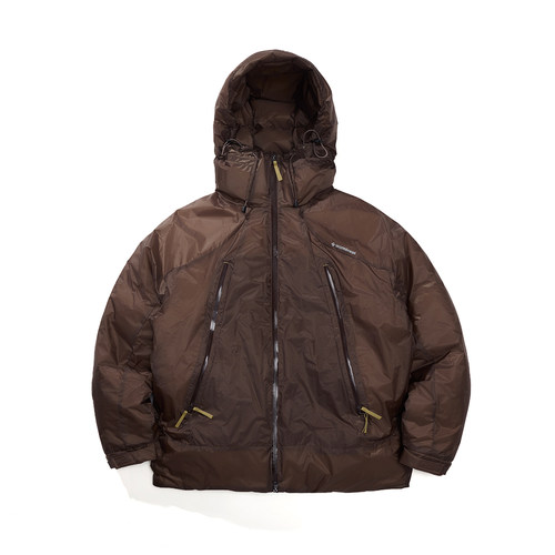 瞬时山野Monterest双峰PRO户外C6防泼水90白鹅绒保暖连帽羽绒服 - 图3