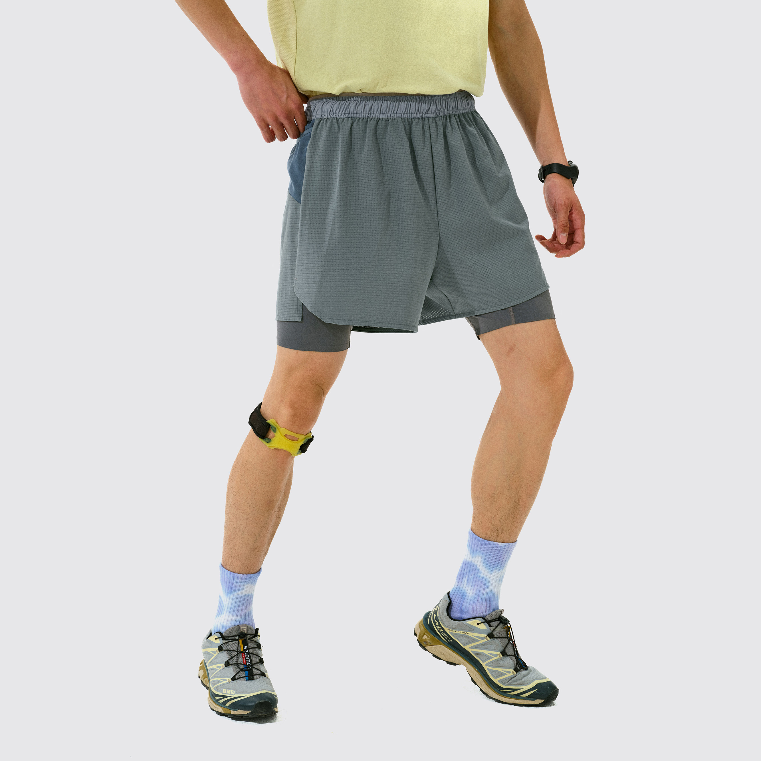 瞬时山野Monterest户外5A抗菌吸湿速干二合一运动跑步训练短裤男,淘宝优惠券,粉丝福利购,淘宝优惠卷