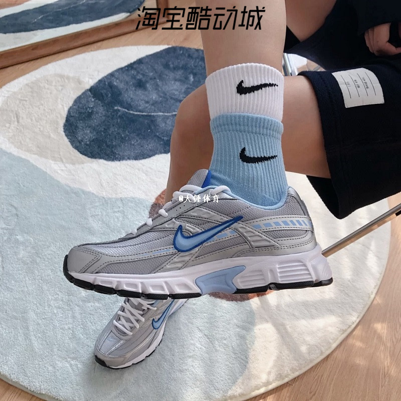 NIKE/耐克 Initiator复古银蓝银红男女老爹鞋跑步鞋 394053-101-图1