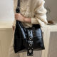 Punk Rivet Motorcycle Shoulder Retro Tote Bucket Bag