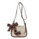 Mariya Contrast Color Exquisite Simple Crossbody Saddle Bag