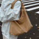 Japanese fashion casual canvas commuter shoulder tote bag