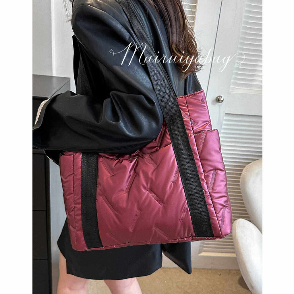 大容量手提包包女2024新款秋冬通勤托特包高级感百搭单肩包羽绒包,淘宝优惠券,粉丝福利购,淘宝优惠卷