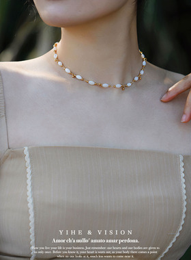 弋禾轻法式百搭锁骨链