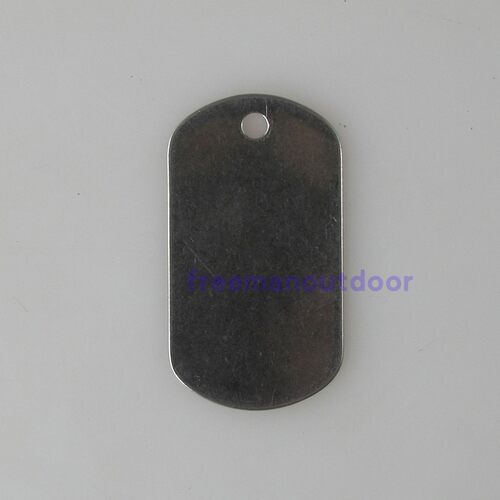 不锈钢狗牌/卷边抛光狗牌/身份牌/金属狗牌/dog tag - 图2