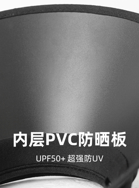 印计谷羽防晒空顶帽女春夏百搭