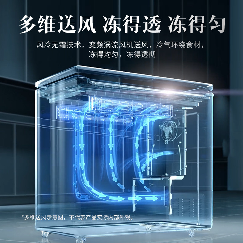 澳柯玛bc / bd-100whne家用冷冻柜 澳柯玛冷柜