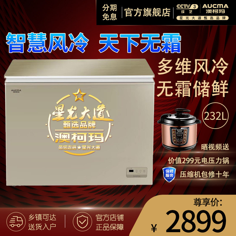 澳柯玛bc / bd-232wd家用冷冻柜 澳柯玛冷柜