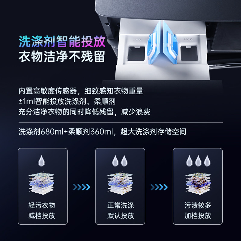 澳柯玛10kg直驱滚筒家用洗衣机 澳柯玛洗衣机