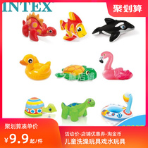 Childrens Puzzle Toys Baby Bath Cute Animal Fun Water Swimming Inflatable Floating upper chain Animals
