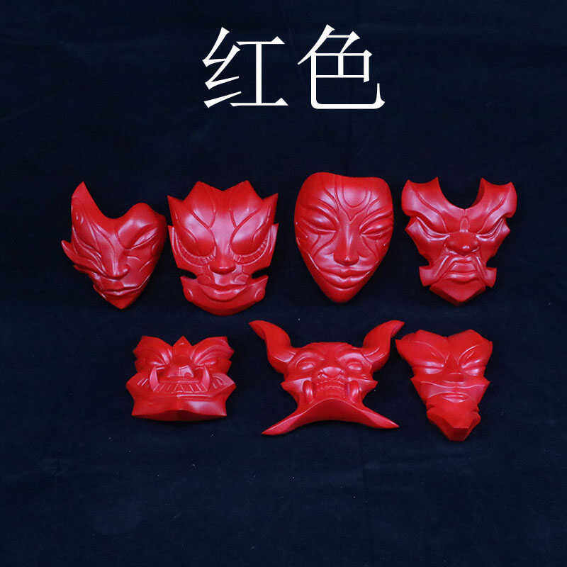 永恩腰间面具游戏英雄联盟cos永恩脸部装扮舞会古风装饰面具