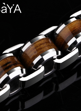 saya小众男个性潮相思木简约手链