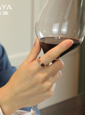 莫桑石情侣钻戒轻奢男戒