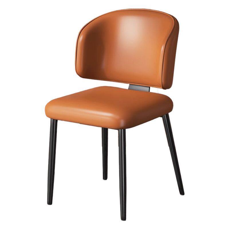 餐椅家用奶油风椅子轻奢高级靠背椅小户型餐桌椅设计师酒店餐厅椅