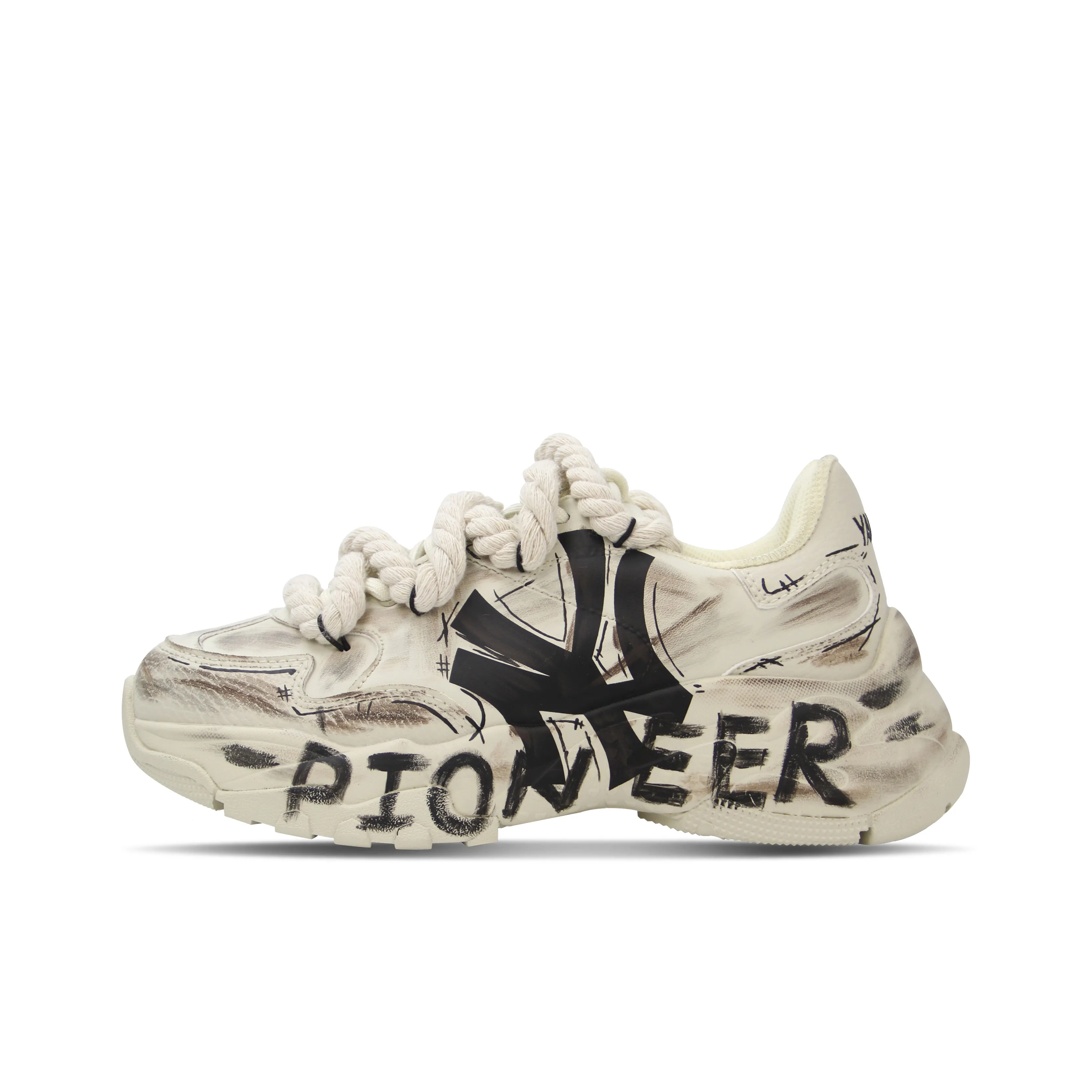 正品定制球鞋 MLB Big Ball Chunky 沙漠风暴做旧厚底增高老爹鞋,淘宝优惠券,粉丝福利购,淘宝优惠卷