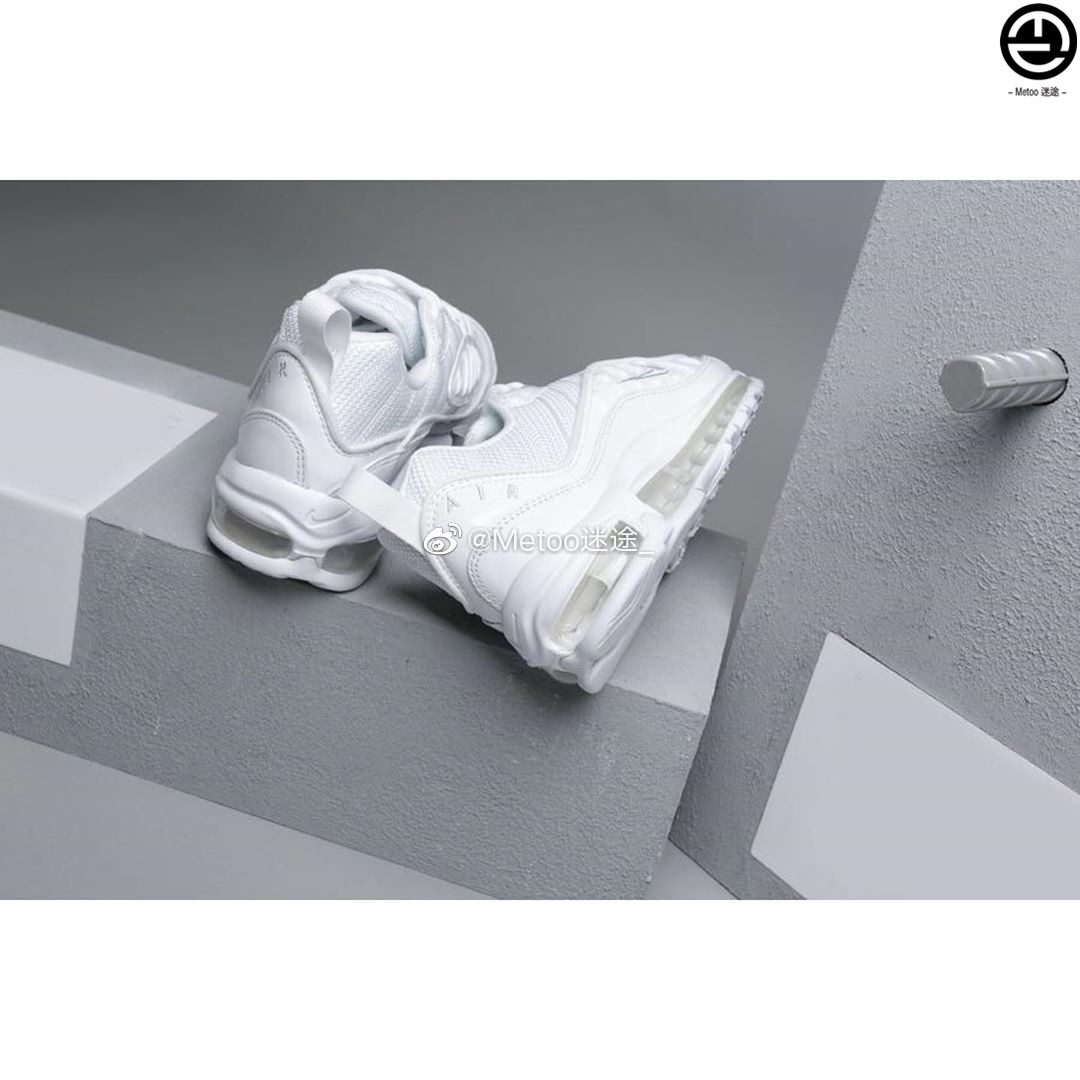 Metoo迷途 Nike/耐克 Air Max 98 男子复古纯白气垫鞋 640744-106 - 图3