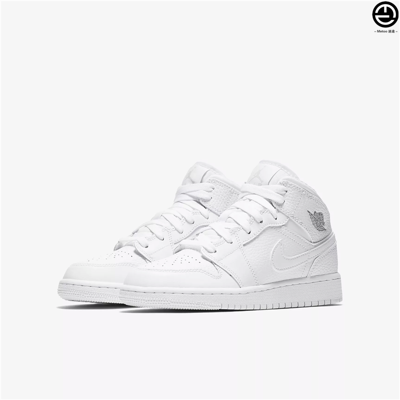 Metoo迷途 Air Jordan 1 Mid男女AJ1高帮篮球板鞋 554724 554725-图2