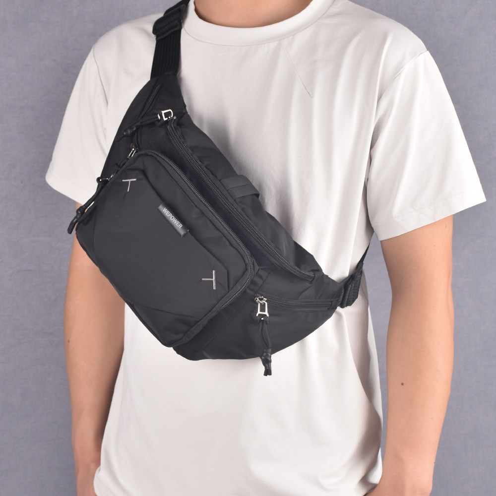 New Men's Multifunctional Waist Bag Large Capacity Crossbody Bag
