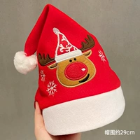 Лось снежинка рождественская шляпа