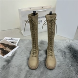 Martens, белые высокие сапоги в английском стиле, ботинки, французский стиль, 2021 года, в британском стиле, подходят для весны и осени