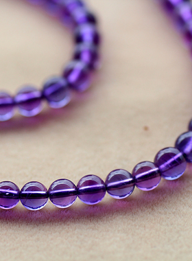 冰种深紫色女士款礼物塔链