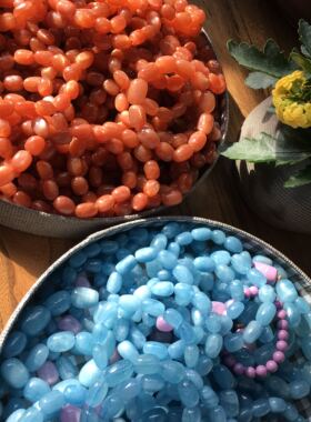 焦糖色太阳石随形旺夫时尚风手串