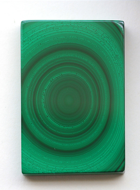 碧雅原矿孔雀石吊坠绿色水晶挂件