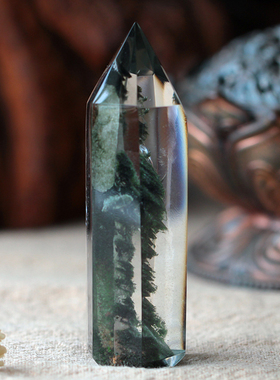 全包裹项坠一物一图证书绿幽灵