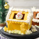 Christmas Gingerbread House Cookie Cake Decoration Finished Set