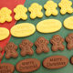 Christmas Gingerbread Man English Lettering Cookie Cake Decoration