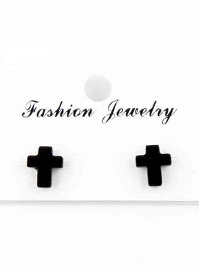 磁铁耳钉韩版原宿男女情侣